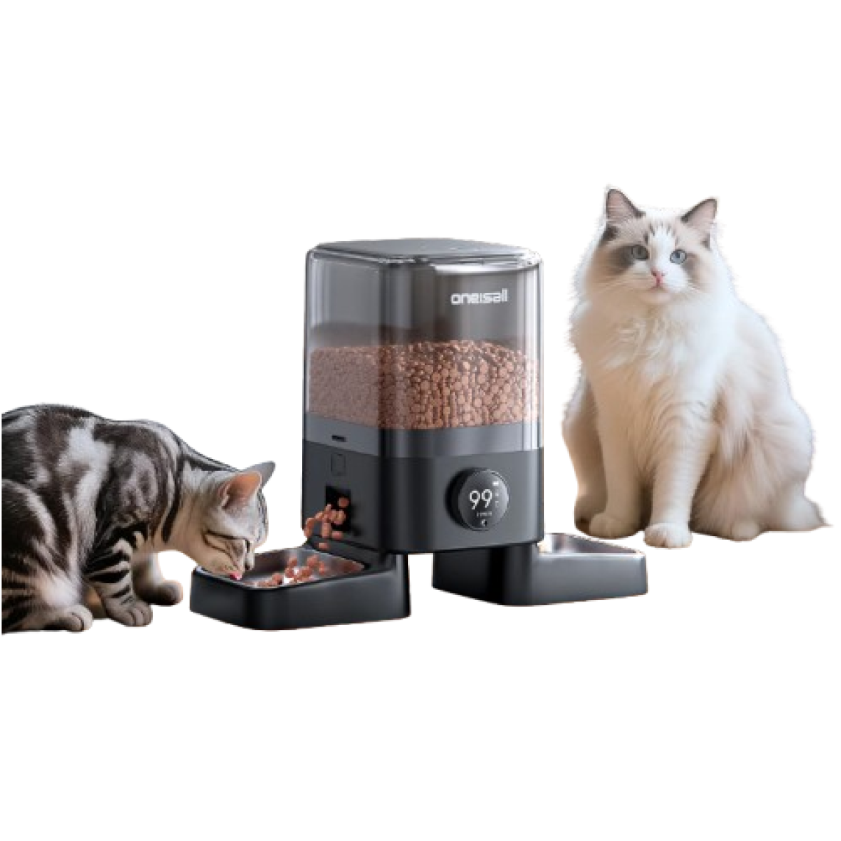 Oneisall PF10 5公升 雙碗無線WiFi喂食器 Oneisall PF10 5公升 雙碗無線WiFi喂食器