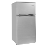 Bacchus BA128 122公升 纖巧變頻環保雙門雪櫃 (銀影灰)