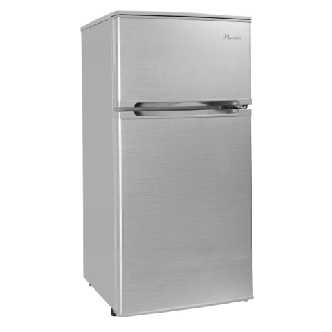 Bacchus BA128 122公升 纖巧變頻環保雙門雪櫃 (銀影灰)