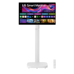 LG 樂金 32U889SA-W 31.5吋 4K 超高清 IPS 智能顯示器 Swing (配備觸控屏幕與可移動座地支架)