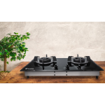 Taada 多田牌 GA751-14B LPG 75厘米 嵌入式/座檯式 雙頭石油氣爐 (有時間制 + 獨立中心火 + 銅合金爐頭及鑄鐵爐架)