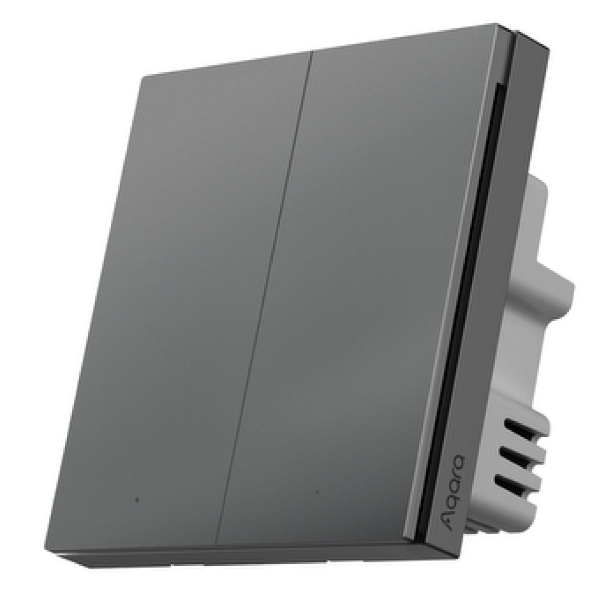 Aqara WS-EUK04 智能牆壁開關H1 EU (零火線 雙鍵版) (灰色) Aqara WS-EUK04 智能牆壁開關H1 EU (零火線 雙鍵版) (灰色)