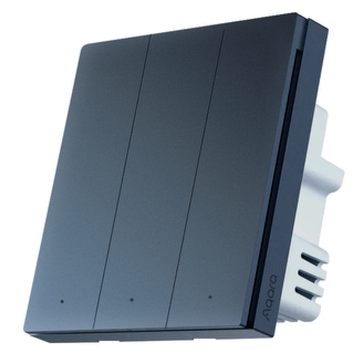 Aqara QBKG29LM 智能牆壁開關 H1 (單火線三鍵版) (星空灰)