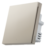 Aqara QBKG30LM 智能牆壁開關 H1 Pro (零火線 單鍵版) (金色)
