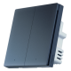 Aqara QBKG31LM 智能牆壁開關 H1 Pro (零火線 雙鍵版) (星空灰)