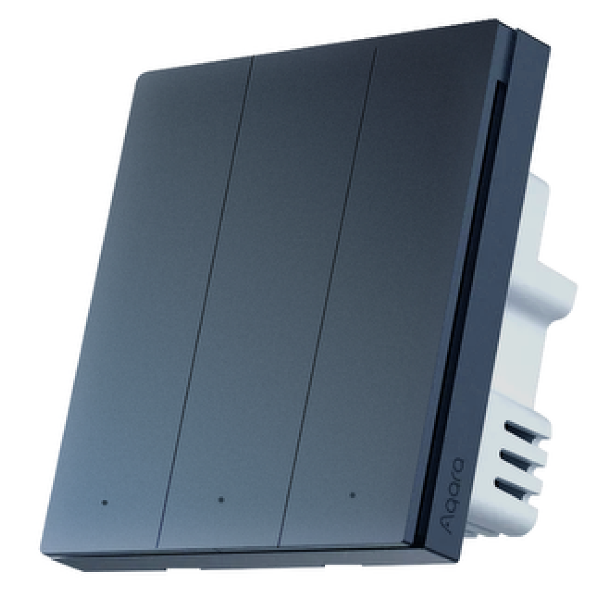 Aqara QBKG32LM-SG 智能牆壁開關 H1 Pro (零火線三鍵版) (星空灰) Aqara QBKG32LM-SG 智能牆壁開關 H1 Pro (零火線三鍵版) (星空灰)