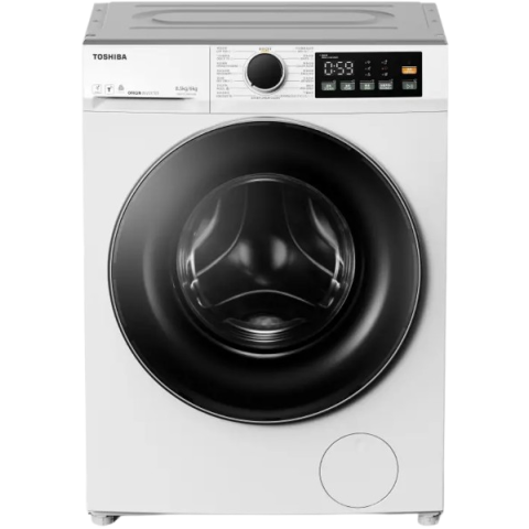 Toshiba 東芝 TWD-T22BU95UWH(WK) 8.5公斤 1400轉 超薄身前置式變頻洗衣乾衣機 (白色)