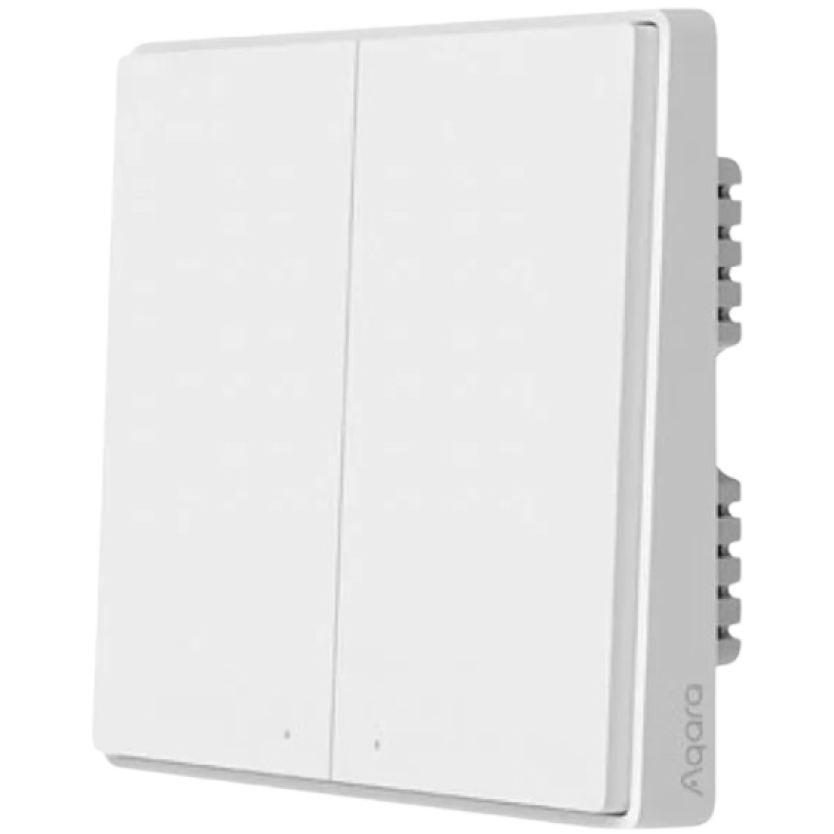 Aqara QBKG24LM 智能牆壁開關 D1 (零火線 雙鍵版) (白色)