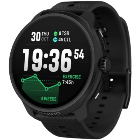 Suunto SS051200000 Race 2 GPS 運動手錶 (不銹鋼黑色)