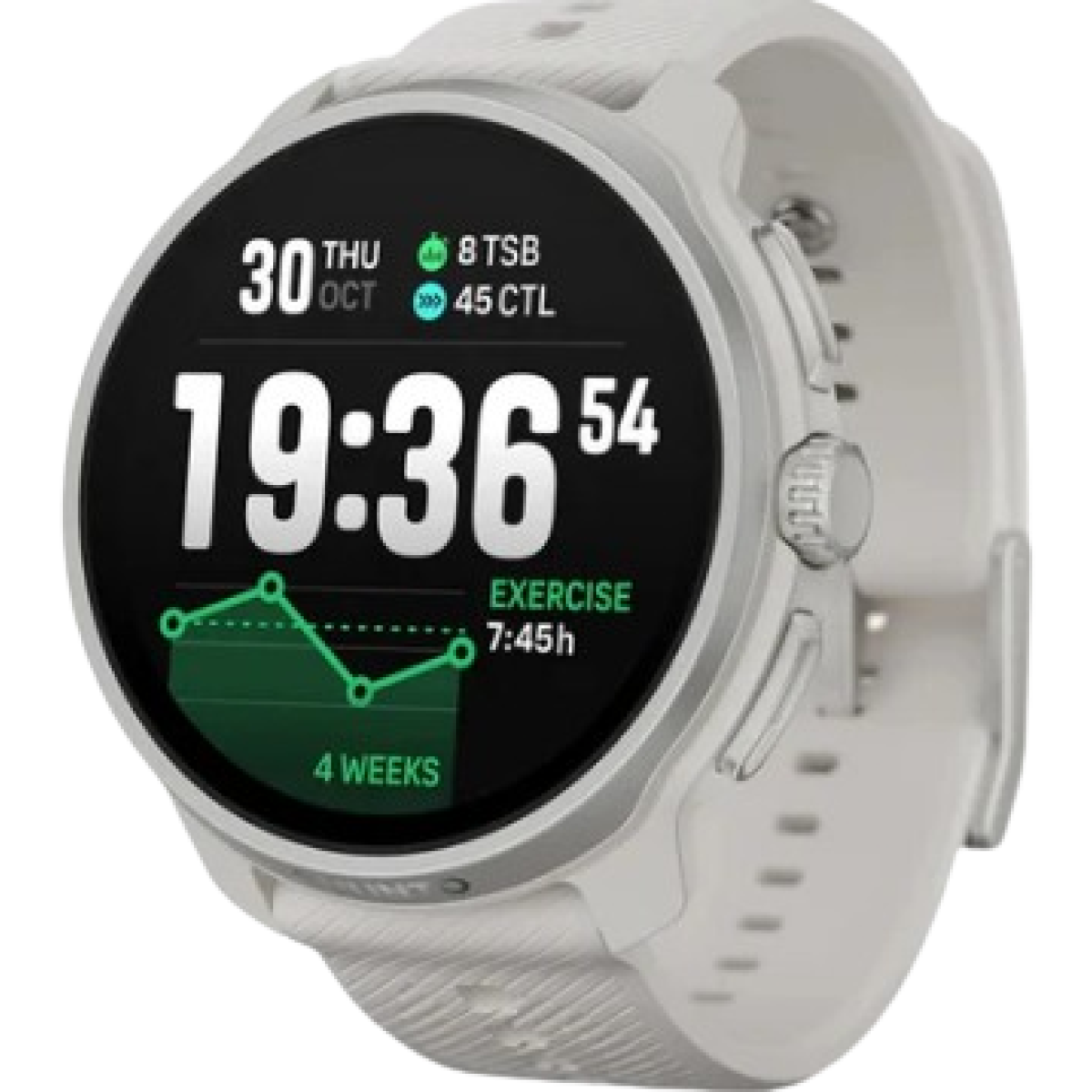 Suunto SS051201000 Race 2 GPS 運動手錶 (不銹鋼灰白色)