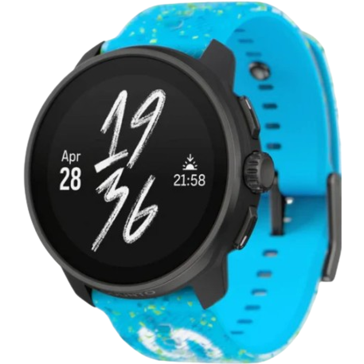 Suunto SS051015000 Race S GPS 運動手錶 (不銹鋼寶藍色)