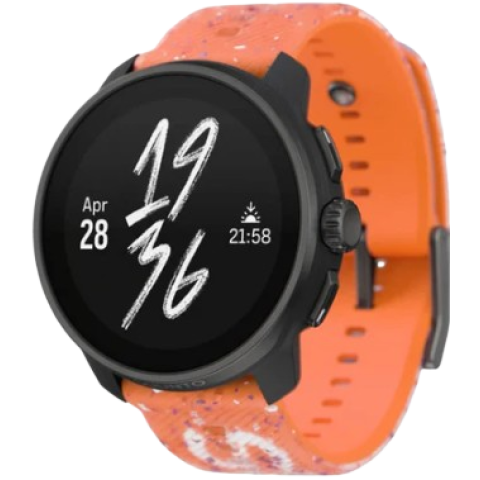 Suunto SS051016000 Race S GPS 運動手錶 (不銹鋼活力橙色)