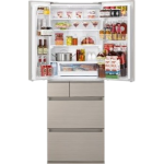 Panasonic 樂聲 NR-F507HX-NA 490公升 ECONAVI 智慧節能六門雪櫃 (香檳金)