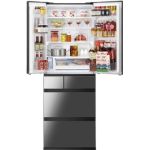 Panasonic 樂聲 NR-F507HX-XA 490公升 ECONAVI 智慧節能六門雪櫃 (黑鋼鏡)