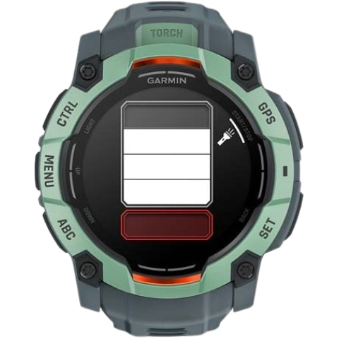 Garmin 010-03020-41 Instinct 3 – 50 mm AMOLED 本我系列 GPS 智慧腕錶 (悠墨綠)