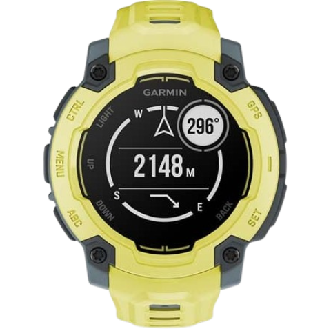 Garmin 010-02933-23 Instinct E – 40 mm 本我系列 GPS 智慧腕錶 (閃電萊姆)