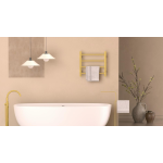 Azzurra AZR+ETR-ONE-4850#BG ONE-4850 電熱毛巾架 (拉絲金)