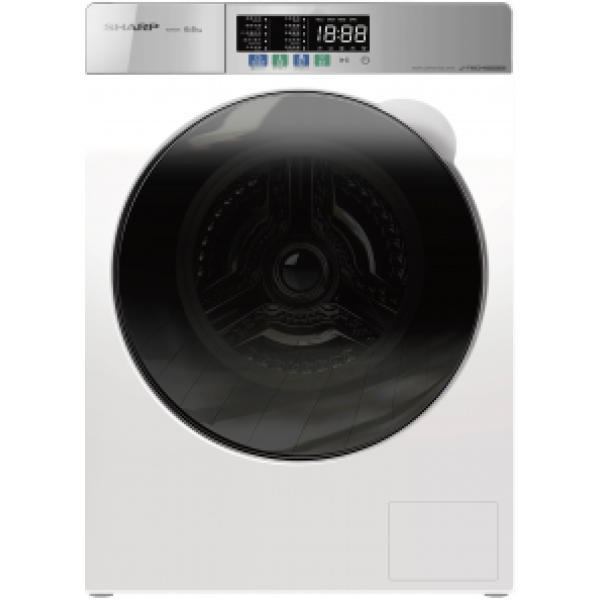 Sharp 聲寶 ES-FW85AJ-W 8.5公斤 1200轉 Pro Flex 蒸氣抗菌洗衣機