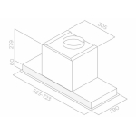 Elica HIDDEN IX/A/90  90厘米 嵌入式煙囪抽油煙機 (不銹鋼)