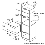 Bertazzoni F45PRORMWX 20公升 嵌入式微波焗爐