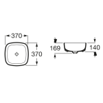 Roca Inspira 327502 座枱洗臉盆