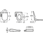 Roca Multiclean Advanced 804020005 柔方形電子廁板