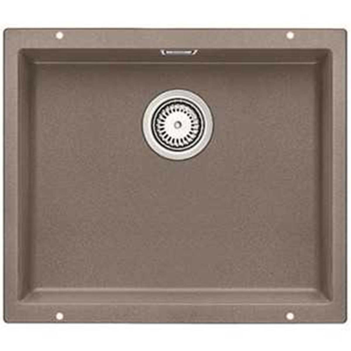 Blanco 523439 Subline 500-U 單盆昇盤 (巧克力色 Tartufo)