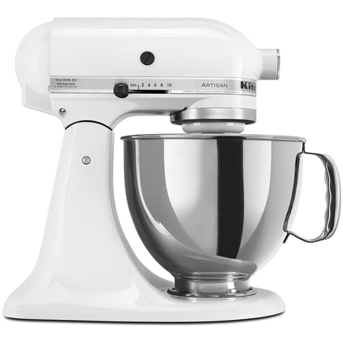 KitchenAid 5KSM150PSBWH 4.8公升 Artisan 抬頭式廚師機 (牛奶白) KitchenAid 5KSM150PSBWH 4.8公升 Artisan 抬頭式廚師機 (牛奶白)