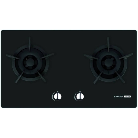 Sakura 櫻花 G2522B(TG) 73厘米 嵌入式雙頭煤氣煮食爐 (黑色玻璃)