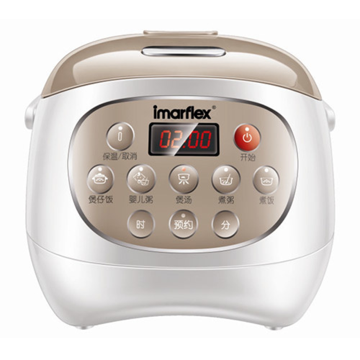 Imarflex 伊瑪 IRC-FD20 0.8公升『瓷釜』白瓷快思邏輯西施煲