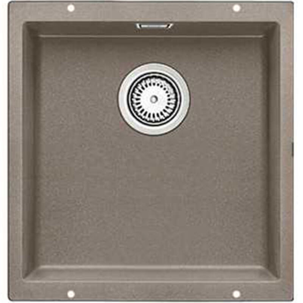 Blanco 523429 Subline 400-U 單盆昇盤 (巧克力色 Tartufo)