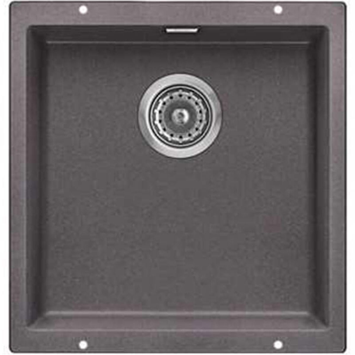 Blanco 523423 Subline 400-U 單盆昇盤 (炭石灰色 Rock Grey)