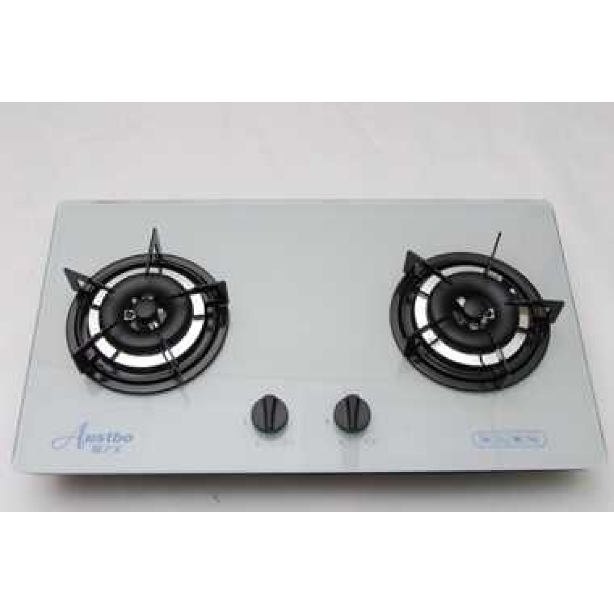 Austbo 歐之寶 AT2000 GP 70厘米 玻璃面板 嵌入式雙頭石油氣爐 (白色)