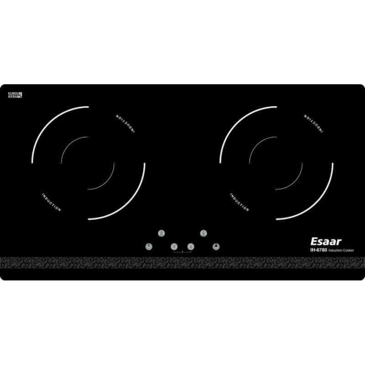 Esaar 德國薏莎 IH-6780 65厘米 2800W 座檯/嵌入式雙頭電磁爐 Esaar 德國薏莎 IH-6780 65厘米 2800W 座檯/嵌入式雙頭電磁爐